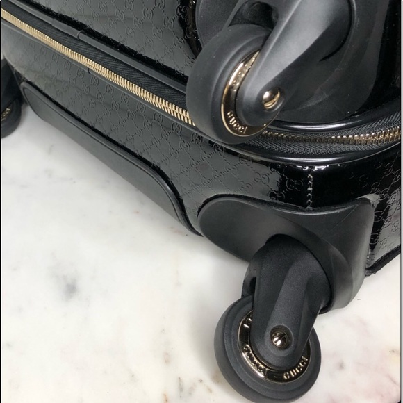 GUCCI Black Travel Carry On Suitcase - Picture 5 of 13